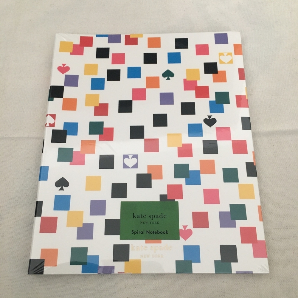 Kate Spade New York Scattered Checks Spiral Notebook
